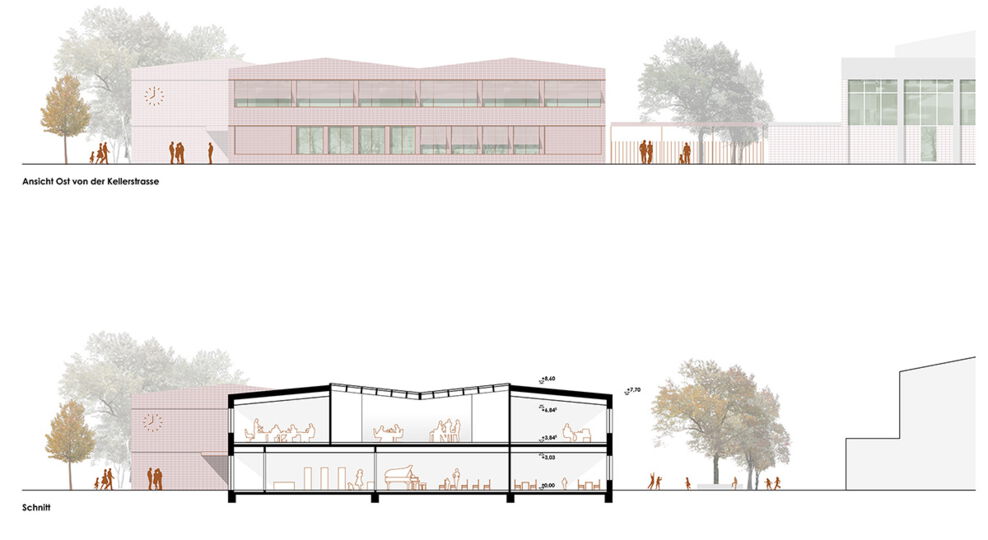 3. Preis Wettbewerb Neubau Grundschule Brockhagen/ Gemeinde Steinhagen/ Westf.