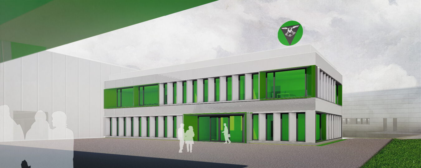 Entwurf für Gewerbebau