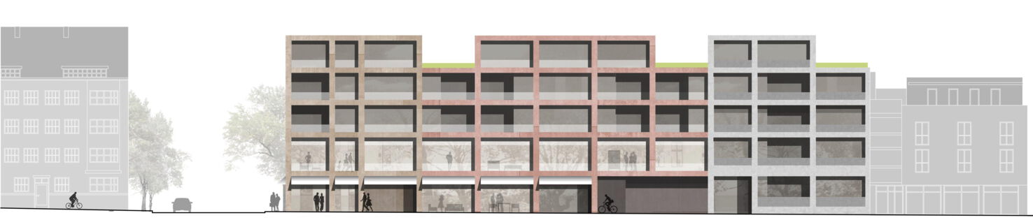 Bild 2 zu Projekt Neubau Wohn- und Geschäftshaus Bielefeld