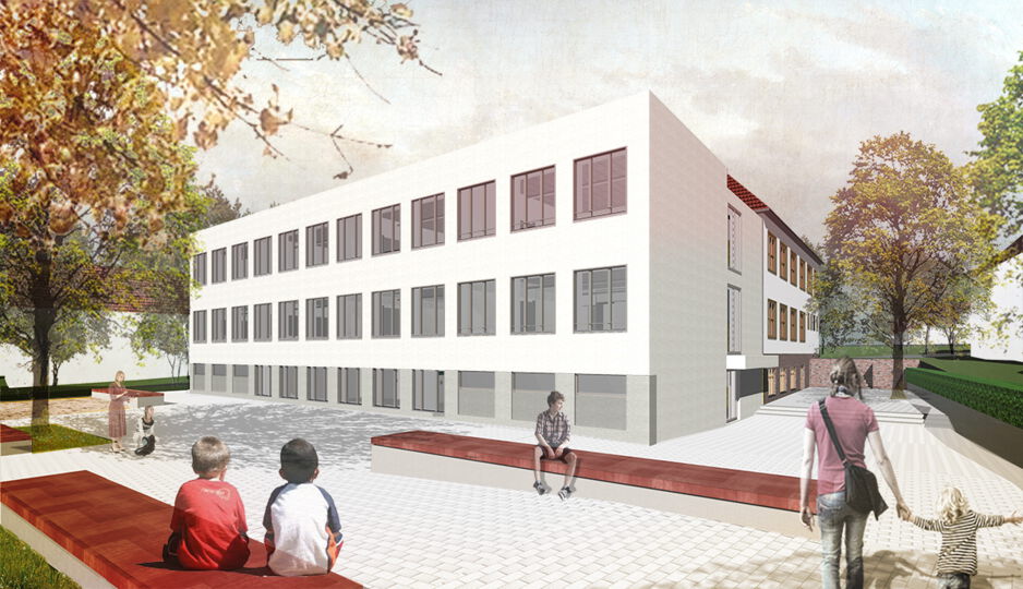 Start Bauarbeiten Wellensiekschule