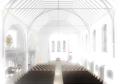 1. Preis im Realisierungswettbewerb zu Umbau der Johanniskirche