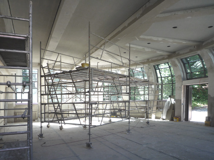 Musik-und Kunstschule im Bau